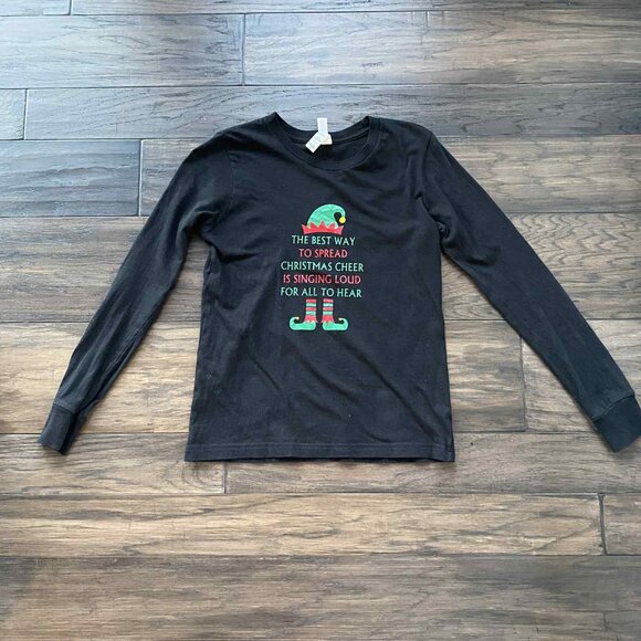 Elf Quote Christmas Shirt - Picture 1 of 4